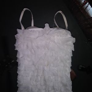 Cheer why ruffle top large